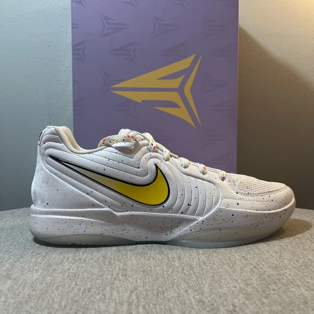 NIKE JA 2 PER White University Blue Basketball Men's Shoe Size 10.5 IF1606-100 - Picture 2 of 10